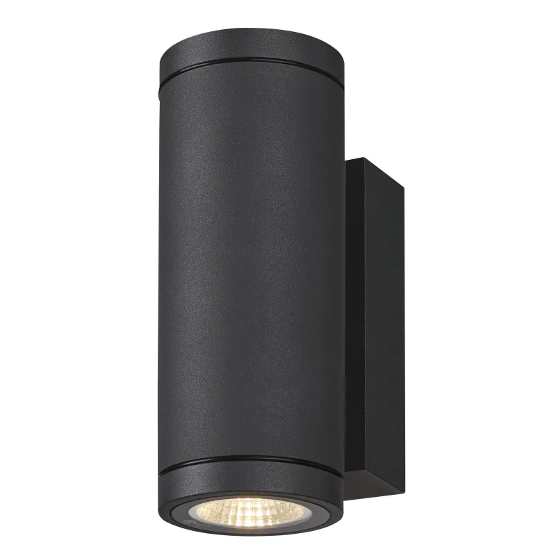 ENOLA ROUND S UP/DOWN, applique extérieure, rond, S, anthracite, LED, 7W, 3000K/4000K, IP65, up/down