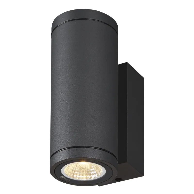 ENOLA ROUND S UP/DOWN, applique extérieure, rond, S, anthracite, LED, 7W, 3000K/4000K, IP65, up/down