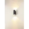 ENOLA ROUND S UP/DOWN, applique extérieure, rond, S, anthracite, LED, 7W, 3000K/4000K, IP65, up/down