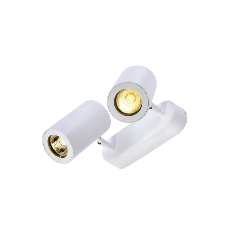 ENOLA B, applique et plafonnier intérieur, double, blanc, GU10/QPAR51, 2x 50W max, inclinable à 100 deg