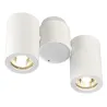 ENOLA B, applique et plafonnier intérieur, double, blanc, GU10/QPAR51, 2x 50W max, inclinable à 180 deg