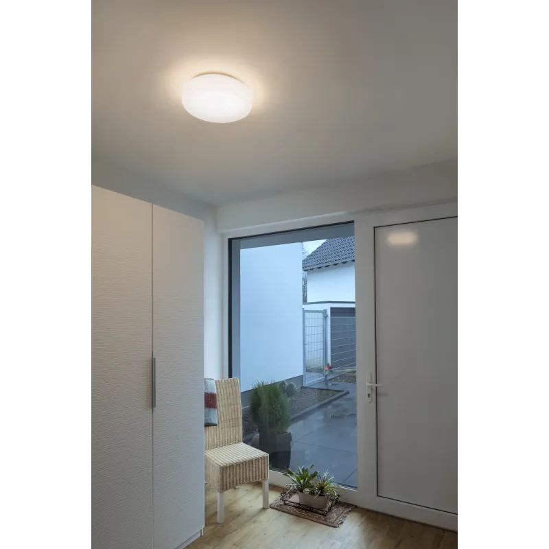 LIPSY® 40, applique et plafonnier intérieur, Drum, blanc, LED, 18W, 3000K/4000K, IP44, variable Dali