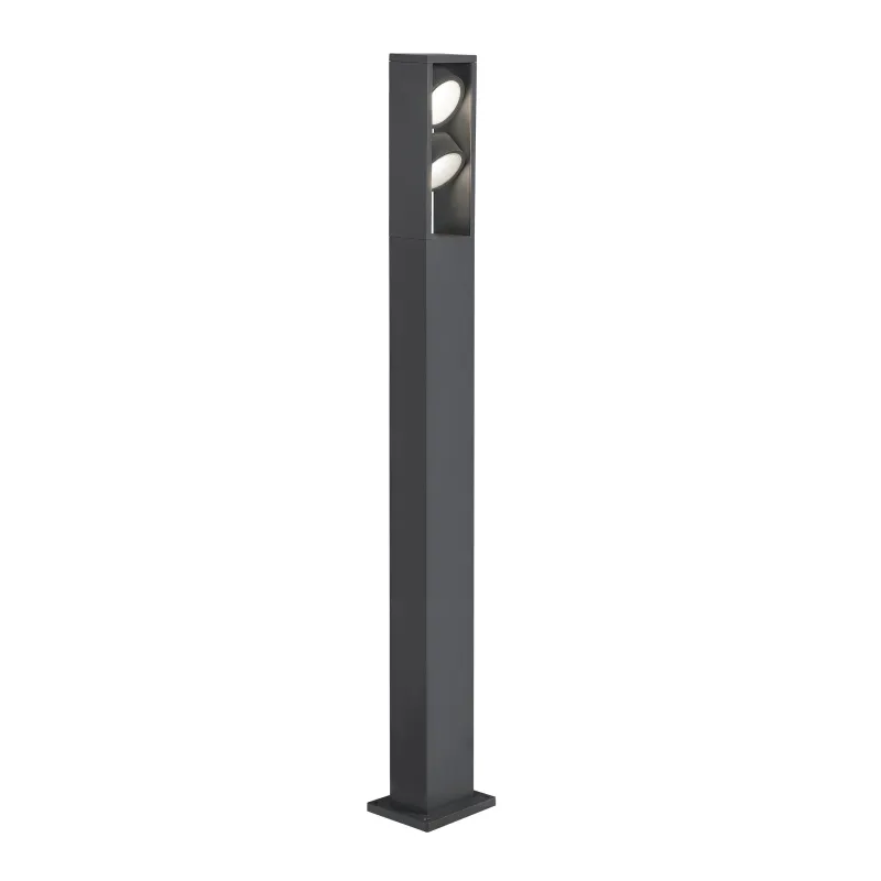 ESKINA FRAME 125, borne extérieure, double, anthracite, LED, 27W, 3000/4000K, IP65, interrupteur CCT