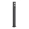 ESKINA FRAME 125, borne extérieure, double, anthracite, LED, 27W, 3000/4000K, IP65, interrupteur CCT