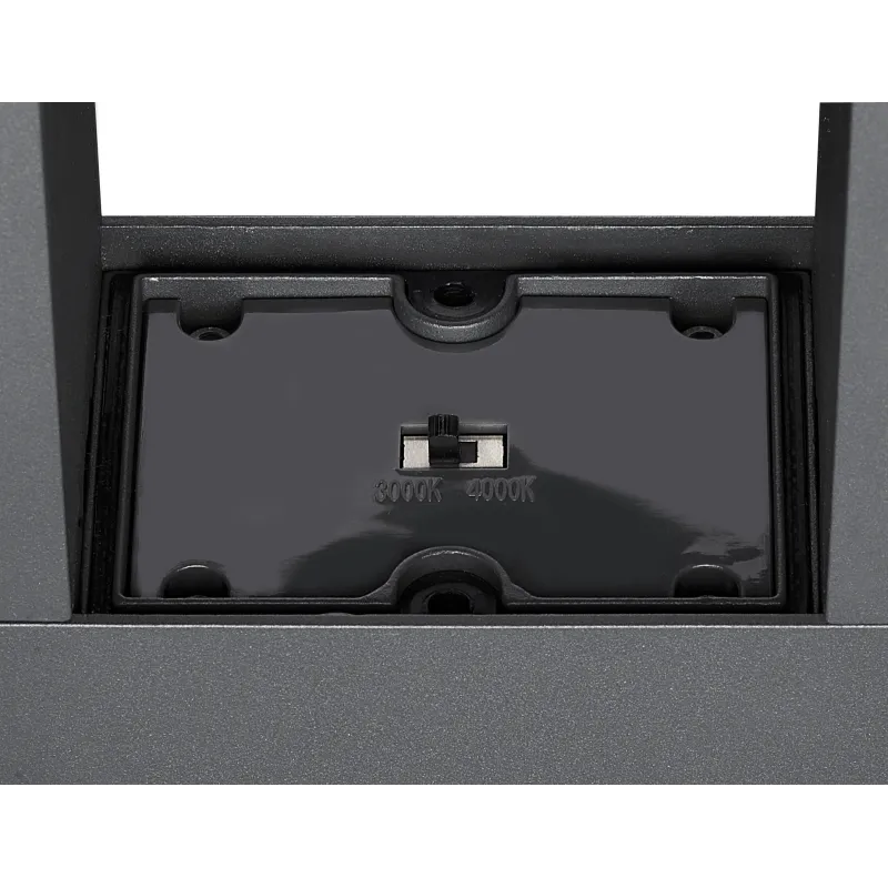 ESKINA FRAME 125, borne extérieure, double, anthracite, LED, 27W, 3000/4000K, IP65, interrupteur CCT