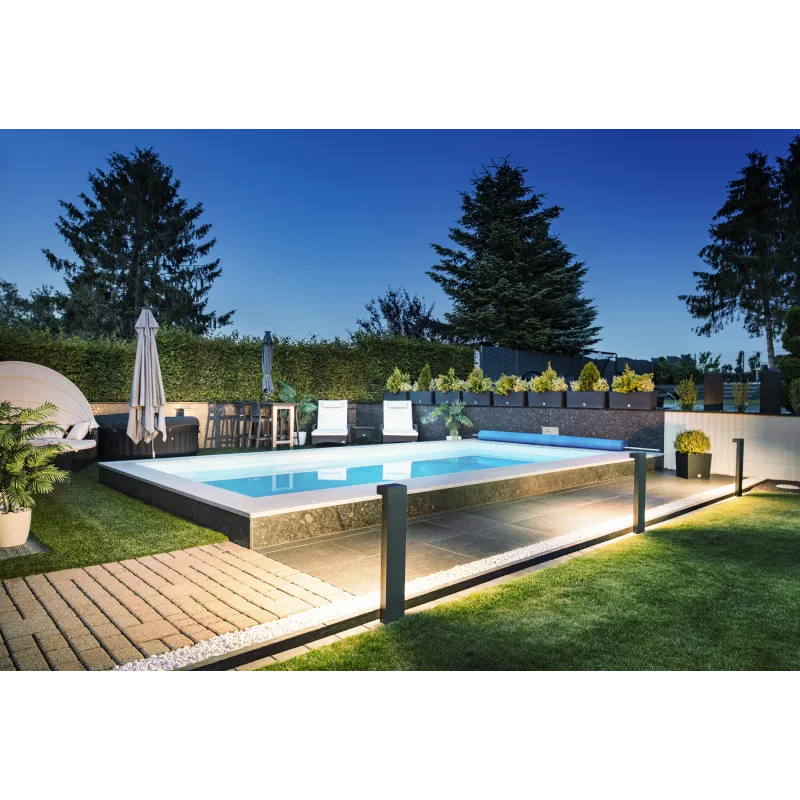 L-LINE OUT 80, borne extérieure, horizontal, anthracite, LED, 7W, 3000/4000K, IP65, interrupteur CCT