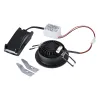 NEW TRIA 68, encastré de plafond intérieur, simple, rond, noir mat, LED, 5,3W, 3000K, clips ressorts