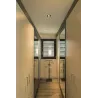 NEW TRIA 68, encastré de plafond intérieur, simple, rond, noir mat, LED, 5,3W, 3000K, clips ressorts