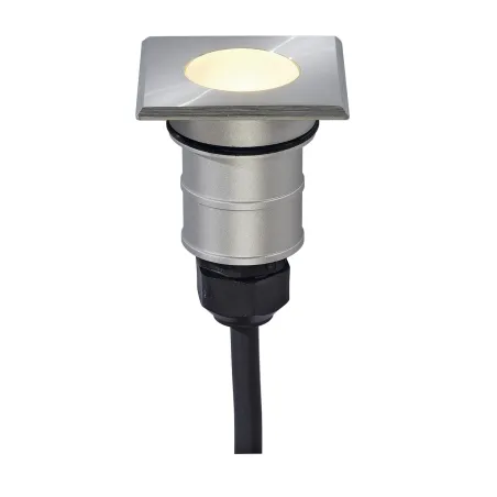 POWER TRAIL-LITE®, encastré de sol extérieur, carré, inox, LED, 1W, 3000K, IP67, collerette inox 316