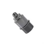 douille e27 couleurs aluminium anodisé serie 1 pour montage cable tissu