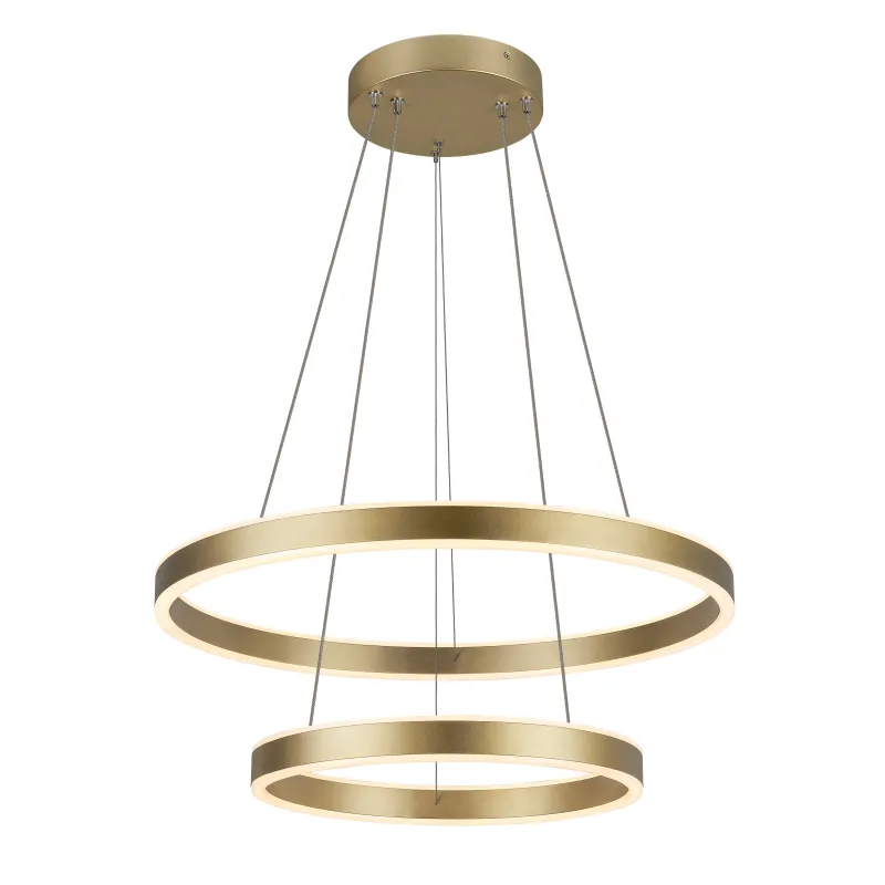 ONE DOUBLE, suspension intérieure, up/down, laiton, LED, 35W, 2700/3000K, interrupteur CCT, variable