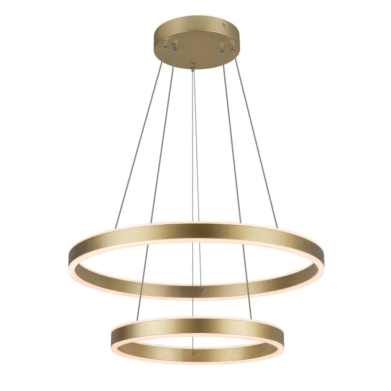 ONE DOUBLE, suspension intérieure, up/down, laiton, LED, 35W, 2700/3000K, interrupteur CCT, variable