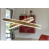 ONE DOUBLE, suspension intérieure, up/down, laiton, LED, 35W, 2700/3000K, interrupteur CCT, variable