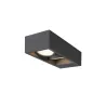 ESKINA FRAME, applique extérieure, double, anthracite, LED, 27W, 3000/4000K, IP65, interrupteur CCT