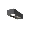 ESKINA FRAME, applique extérieure, double, anthracite, LED, 27W, 3000/4000K, IP65, interrupteur CCT