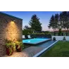 ESKINA FRAME, applique extérieure, double, anthracite, LED, 27W, 3000/4000K, IP65, interrupteur CCT