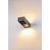ESKINA FRAME, applique extérieure, double, anthracite, LED, 27W, 3000/4000K, IP65, interrupteur CCT