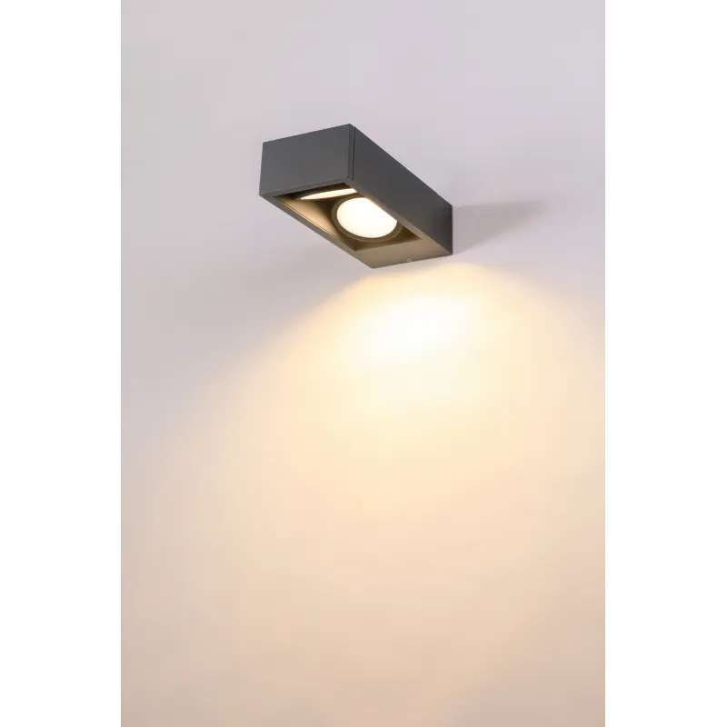 ESKINA FRAME, applique extérieure, double, anthracite, LED, 27W, 3000/4000K, IP65, interrupteur CCT