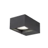 ESKINA FRAME, applique extérieure, simple, anthracite, LED, 15W, 3000/4000K, IP65, interrupteur CCT
