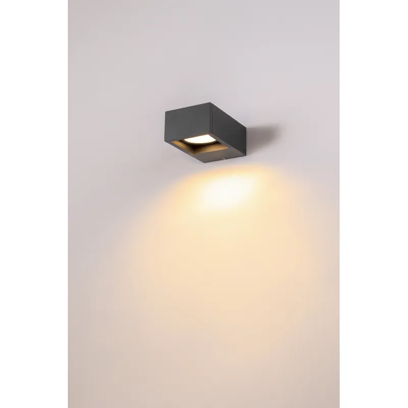 ESKINA FRAME, applique extérieure, simple, anthracite, LED, 15W, 3000/4000K, IP65, interrupteur CCT