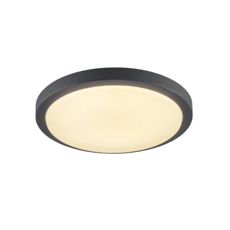 AINOS, applique et plafonnier extérieur, anthracite, LED, 22W, 3000K, IP44, détecteur de mouvements