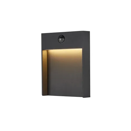 FLATT SENSOR, applique extérieure, anthracite, LED, 16W, 3000K/4000K, IP54, détecteur de mouvements