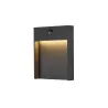 FLATT SENSOR, applique extérieure, anthracite, LED, 16W, 3000K/4000K, IP54, détecteur de mouvements