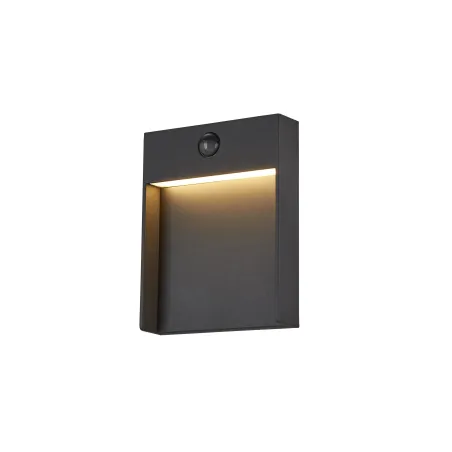 FLATT SENSOR, applique extérieure, anthracite, LED, 16W, 3000K/4000K, IP54, détecteur de mouvements