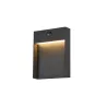 FLATT SENSOR, applique extérieure, anthracite, LED, 16W, 3000K/4000K, IP54, détecteur de mouvements