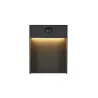 FLATT SENSOR, applique extérieure, anthracite, LED, 16W, 3000K/4000K, IP54, détecteur de mouvements