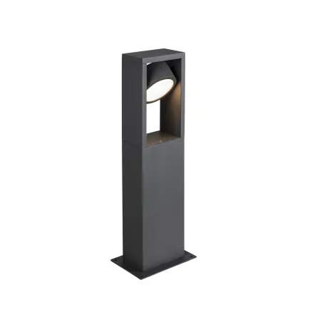ESKINA FRAME 45, borne extérieure, simple, anthracite, LED, 15W, 3000/4000K, IP65, interrupteur CCT