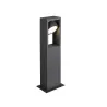 ESKINA FRAME 45, borne extérieure, simple, anthracite, LED, 15W, 3000/4000K, IP65, interrupteur CCT