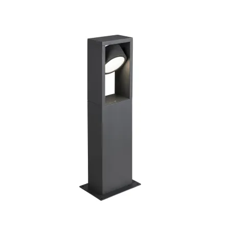 ESKINA FRAME 45, borne extérieure, simple, anthracite, LED, 15W, 3000/4000K, IP65, interrupteur CCT