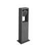 ESKINA FRAME 45, borne extérieure, simple, anthracite, LED, 15W, 3000/4000K, IP65, interrupteur CCT