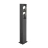 ESKINA FRAME 75, borne extérieure, double, anthracite, LED, 27W, 3000/4000K, IP65, interrupteur CCT