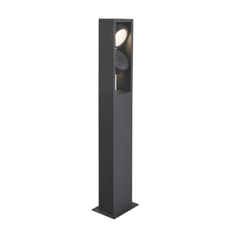 ESKINA FRAME 75, borne extérieure, double, anthracite, LED, 27W, 3000/4000K, IP65, interrupteur CCT