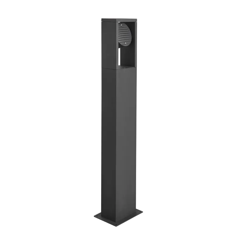 ESKINA FRAME 75, borne extérieure, simple, anthracite, LED, 15W, 3000/4000K, IP65, interrupteur CCT