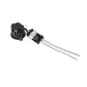 EASY-INSTALL QPAR51, encastré de plafond intérieur, rond, alu brossé, GU10/QPAR51, 20W max, RT 2012