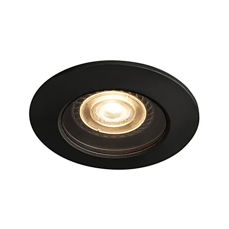 VARU, encastré de plafond intérieur/extérieur, noir, GU10/LED GU10 51mm, 5W max, IP20/IP65, RT 2012