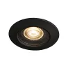 VARU, encastré de plafond intérieur/extérieur, noir, GU10/LED GU10 51mm, 5W max, IP20/IP65, RT 2012