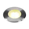 DASAR® FLAT 80, encastré de sol extérieur, inox brossé, LED, 4,3W, 4000K, IP67, collerette inox 304