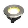 DASAR® FLAT 80, encastré de sol extérieur, inox brossé, LED, 4,3W, 4000K, IP67, collerette inox 304