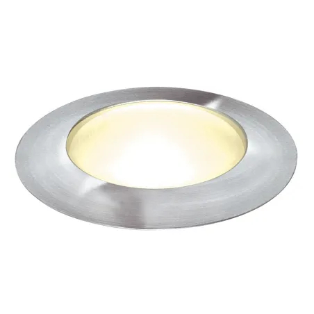 POWER TRAIL-LITE®, encastré de sol extérieur, rond, inox, LED, 1W, 3000K, IP67, collerette inox 316
