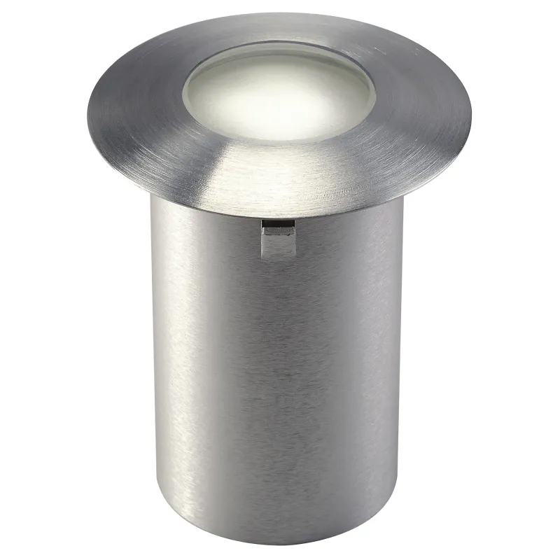 TRAIL-LITE® 60, encastré de sol extérieur, inox brossé, LED, 0,3W, 3000K, IP65, collerette inox 316