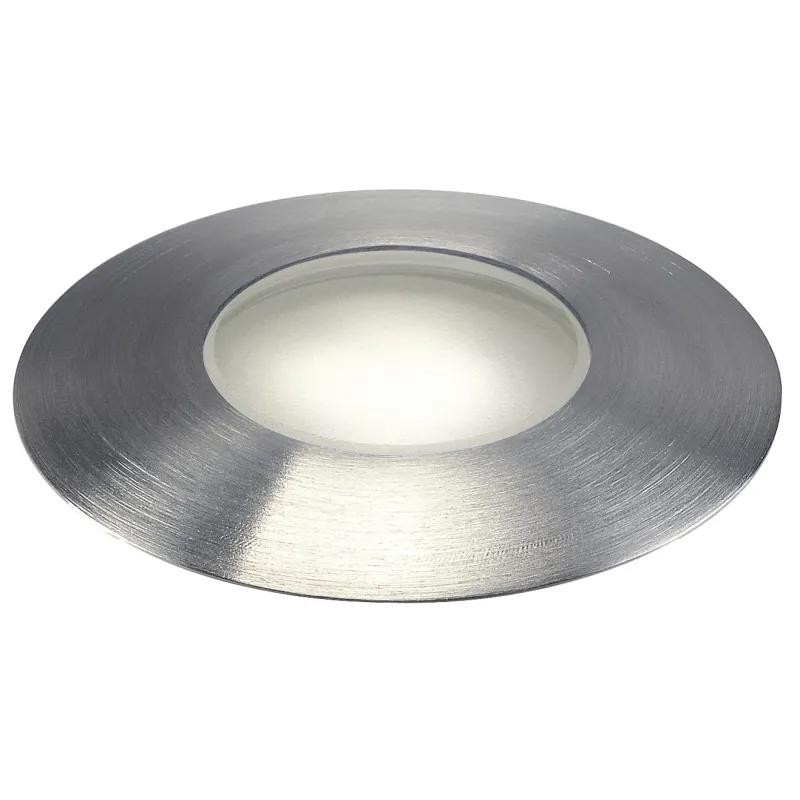 TRAIL-LITE® 60, encastré de sol extérieur, inox brossé, LED, 0,3W, 3000K, IP65, collerette inox 316