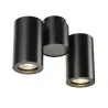 ENOLA B, applique et plafonnier intérieur, double, noir, GU10/QPAR51, 2x 50W max, inclinable à 180 deg