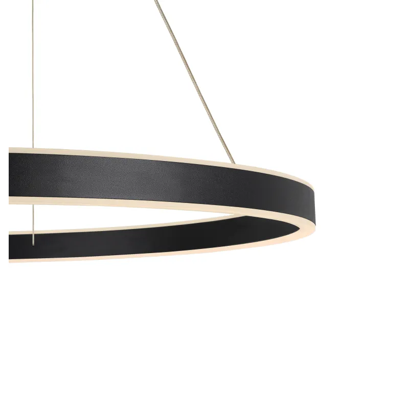 ONE 80, suspension intérieure, up/down, noir, LED, 34W, 3000/4000K, interrupteur CCT, variable Dali