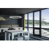 ONE 80, suspension intérieure, up/down, noir, LED, 34W, 3000/4000K, interrupteur CCT, variable Dali