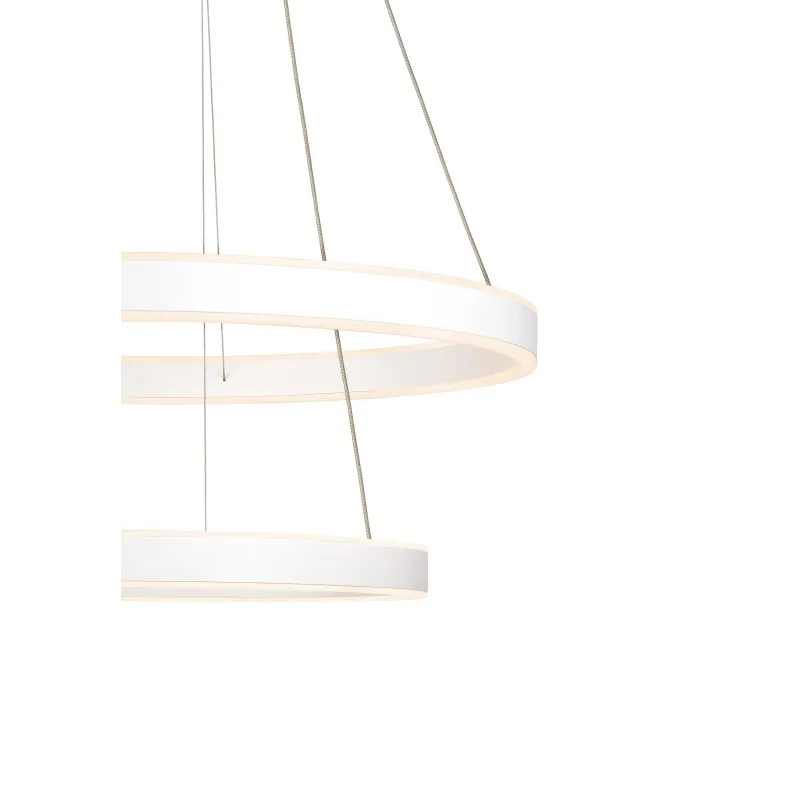 ONE DOUBLE, suspension intérieure, up/down, blanc, LED, 35W, 2700/3000K, interrupteur CCT, variable