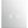TRUKKO, applique intérieure, miroir, rectangulaire, alu, LED, 24W, 3000/4000/6500K, IP44, variable